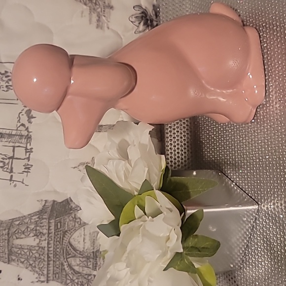 💕Beautiful Pink Standing Dog Poodle Statue💕 - Picture 4 of 6